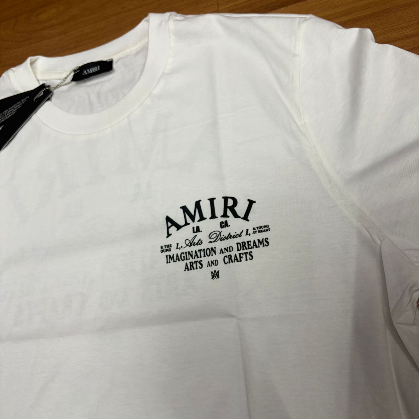 Camiseta Premium Amiri Arts Dishied Branco