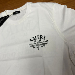 Camiseta Premium Amiri Arts Dishied Branco