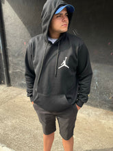 Blusa Moletom Com Capuz Air Jordan Preto