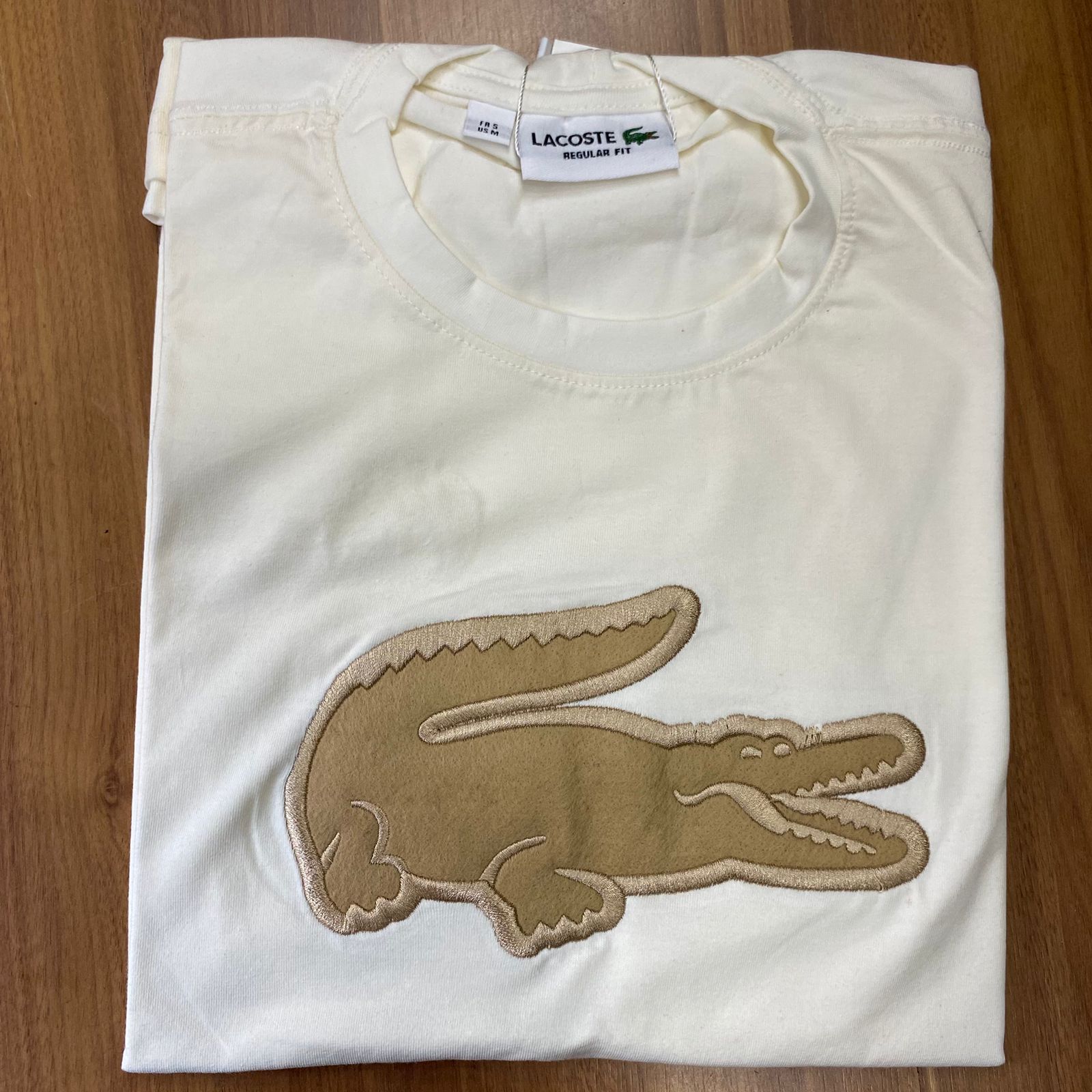 Camiseta Grife Lacoste OFF-White