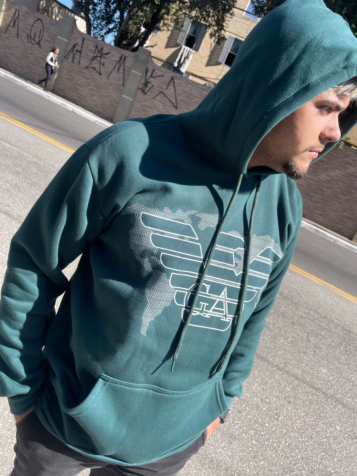 Blusa Moletom Giorgi Armani ÁguiaWorld Verde