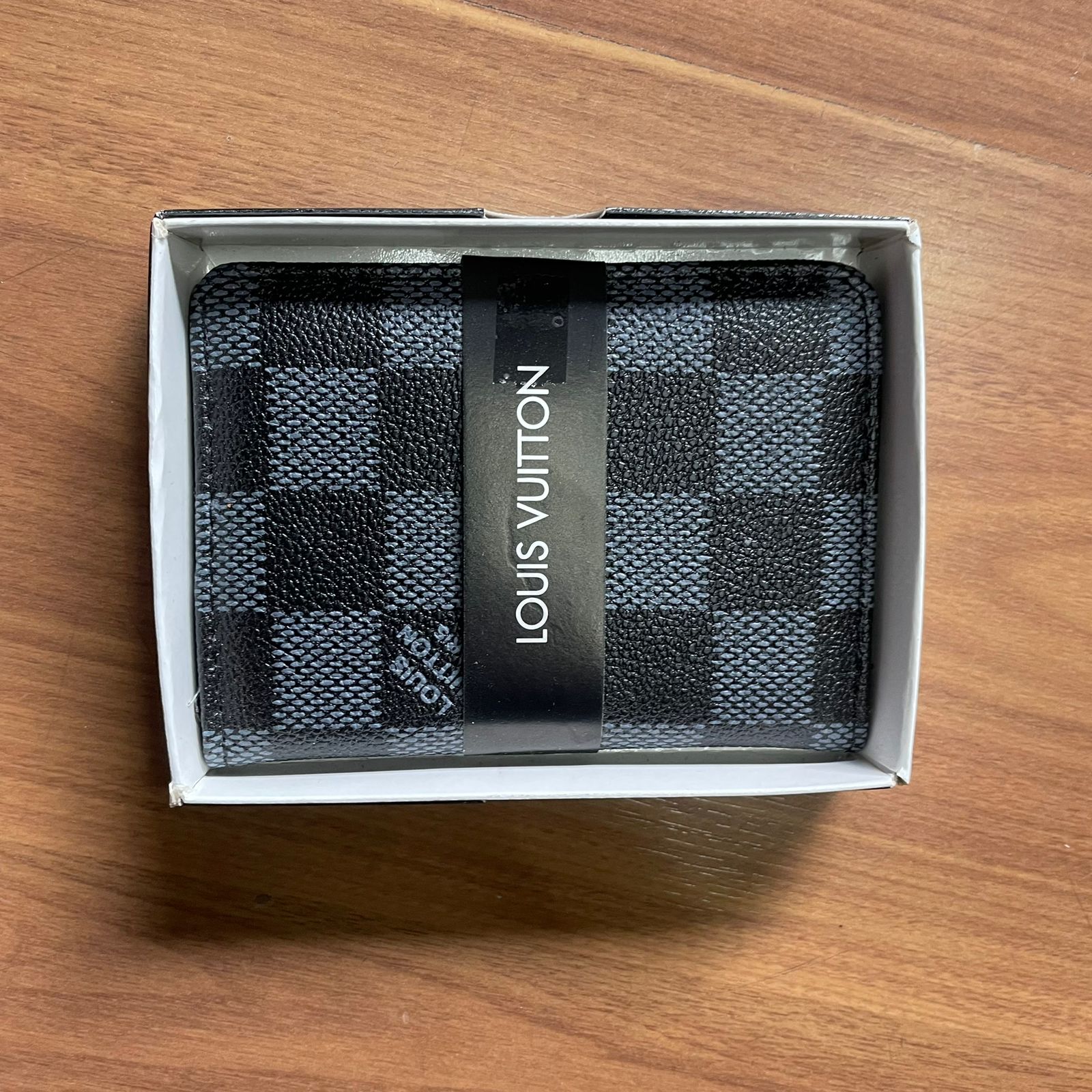 Carteira Louis Vuitton Xadrez Preta