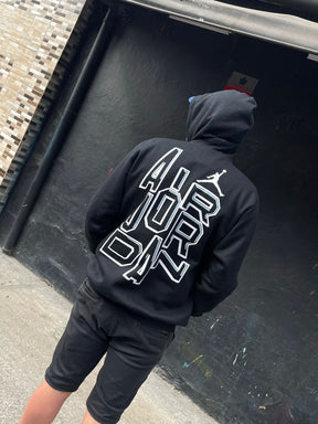 Blusa Moletom Com Capuz Air Jordan Preto