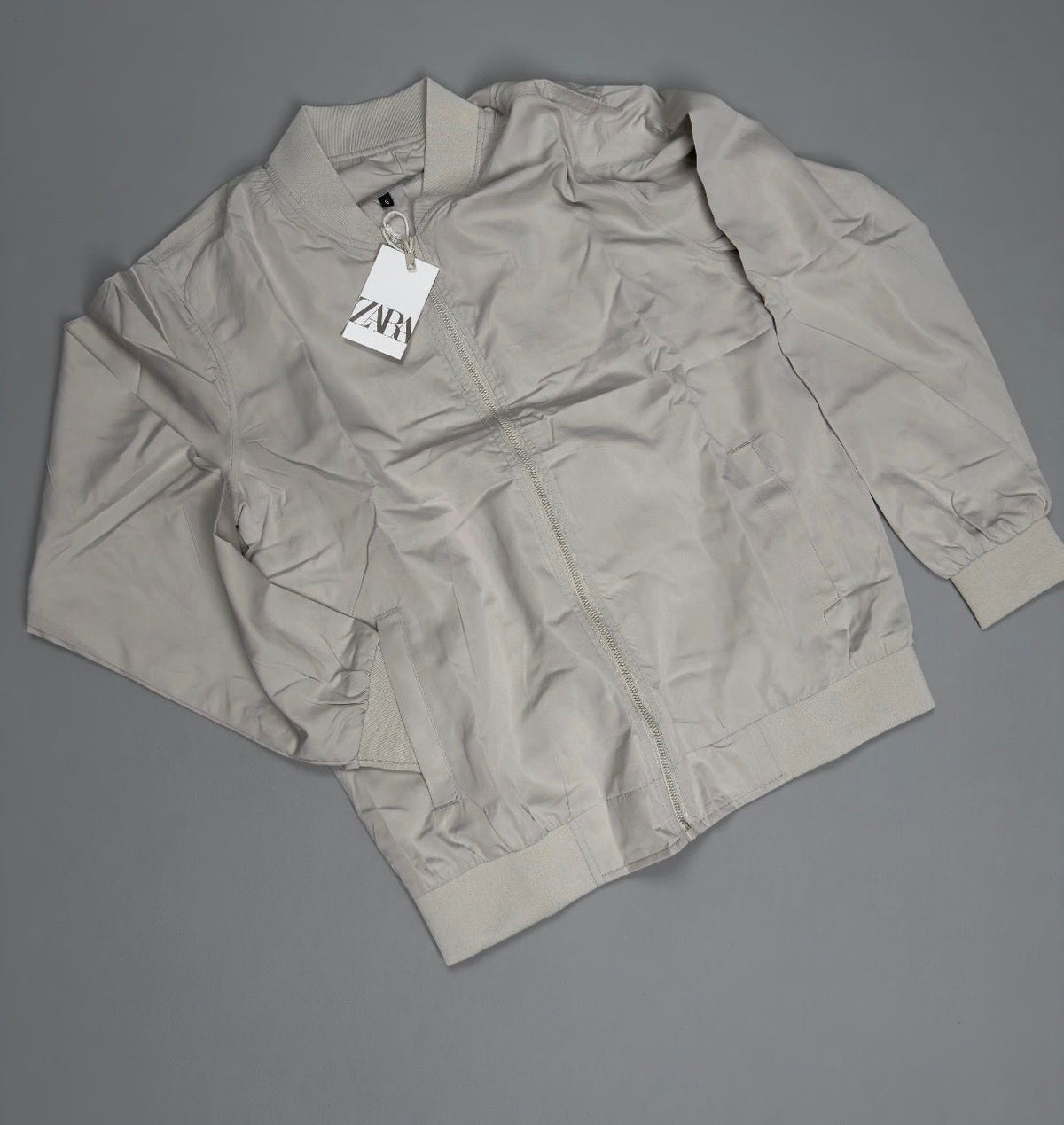 Jaqueta Bomber Zara Creme