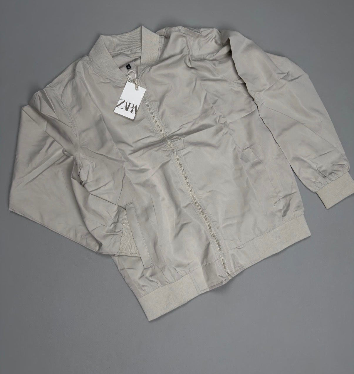 Jaqueta Bomber Zara Creme