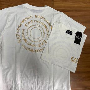 Camiseta Premium Branco EA7 Empório Armani Circular