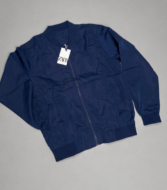 Jaqueta Bomber Zara Azul Marinho
