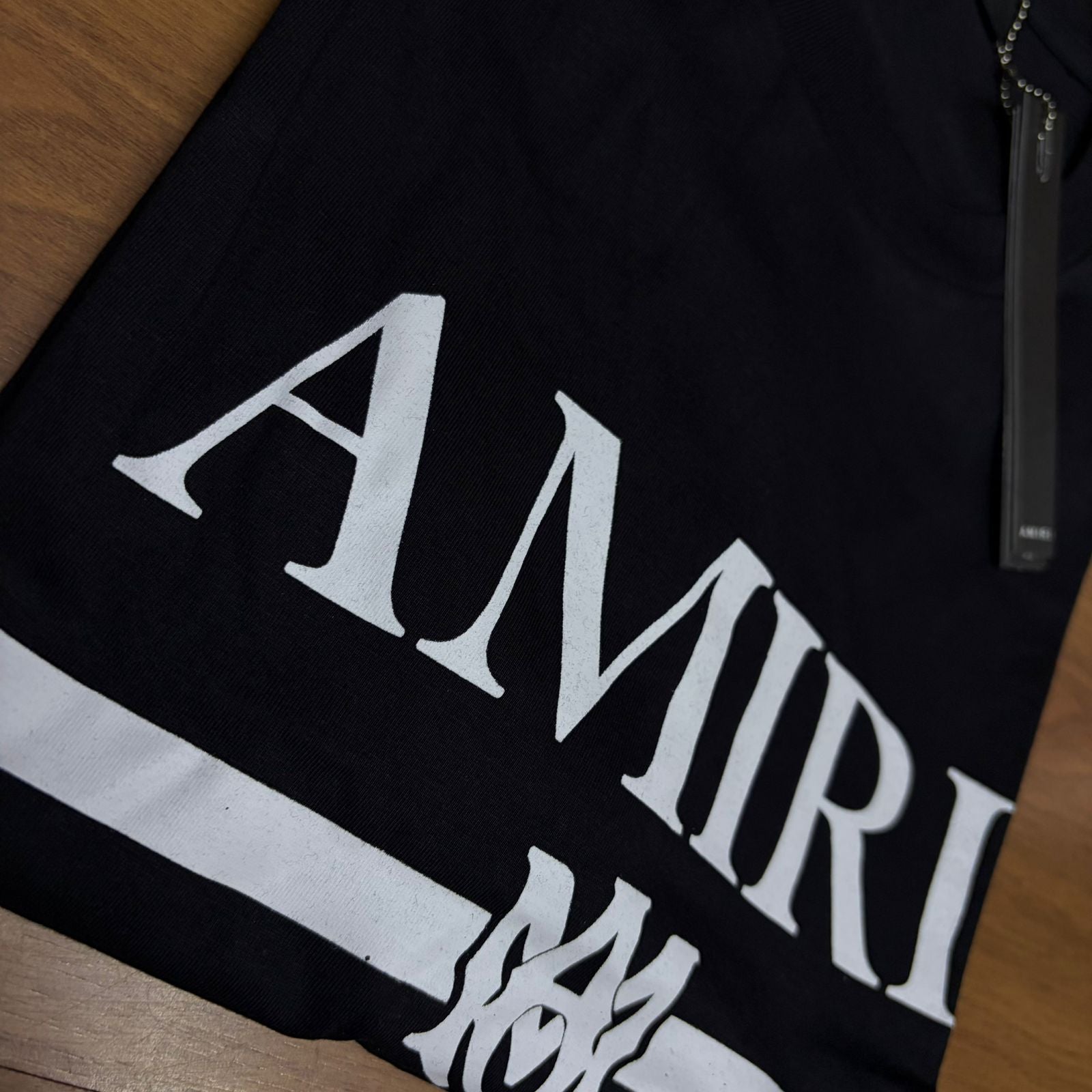Camiseta Premium Amiri AM Preta