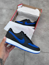 Tênis Casual Nike Court Vision Preto e Azul Royal Retrô