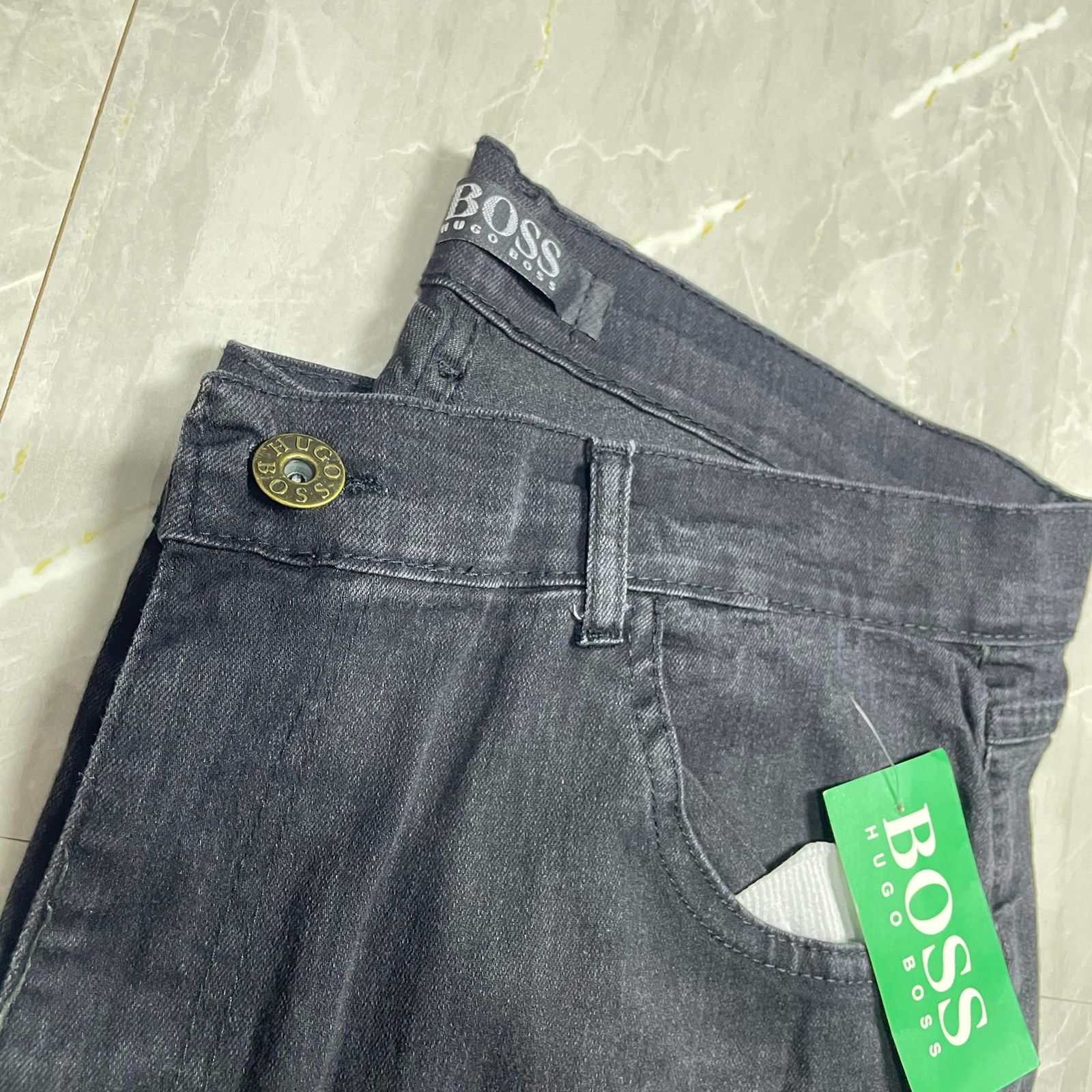 Calça Jeans Básica Grafite Boss