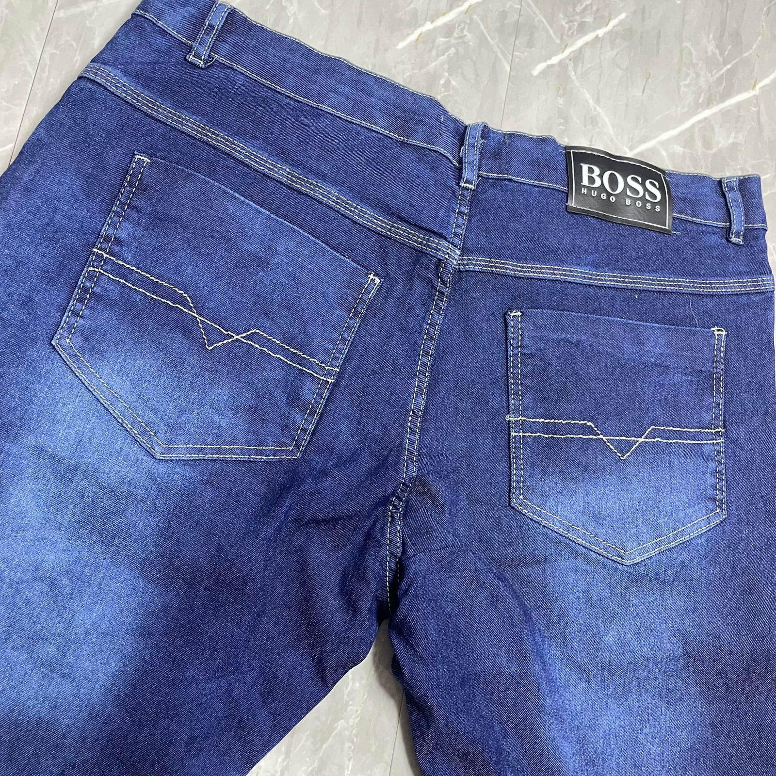 Calça Jeans Básica Azul Boss