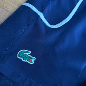Shorts Grife Lacoste Azul Marinho Ultradry