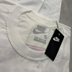 Camiseta Grife NIKE Off-White com Logotipo Estilizado Vermelho