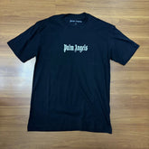 Camiseta Grife Palm Angels Preta Estampa Atrás Asa
