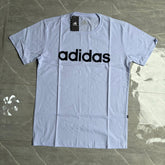 Camiseta Grife Adidas Estampa Escrita Branca