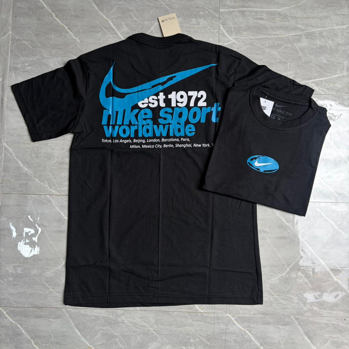 Camiseta Grife Nike Sport WorldWide Preta