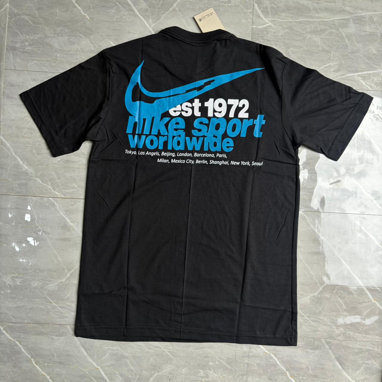 Camiseta Grife Nike Sport WorldWide Preta