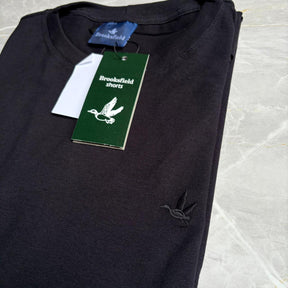 Camiseta Grife Brooksfield Básica Preta