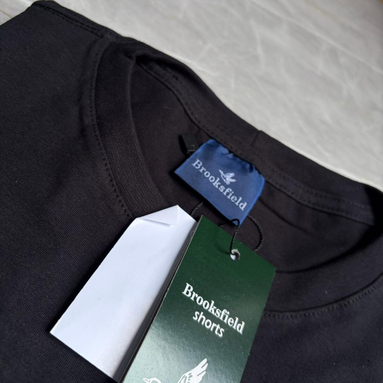 Camiseta Grife Brooksfield Básica Preta