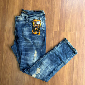 Calça Jogador Rasgada Plus Size City Denim