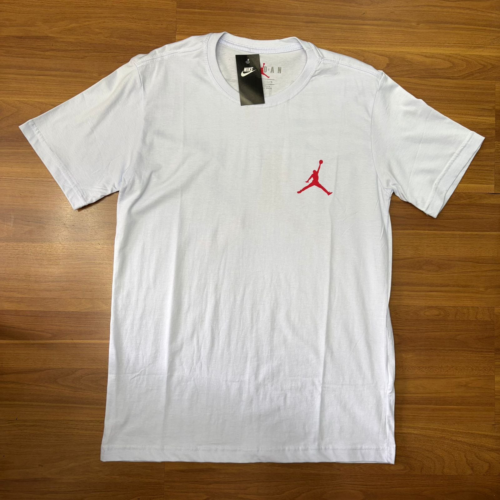 Camiseta Grife Air Jordan New Edition Branca Estampa Atrás