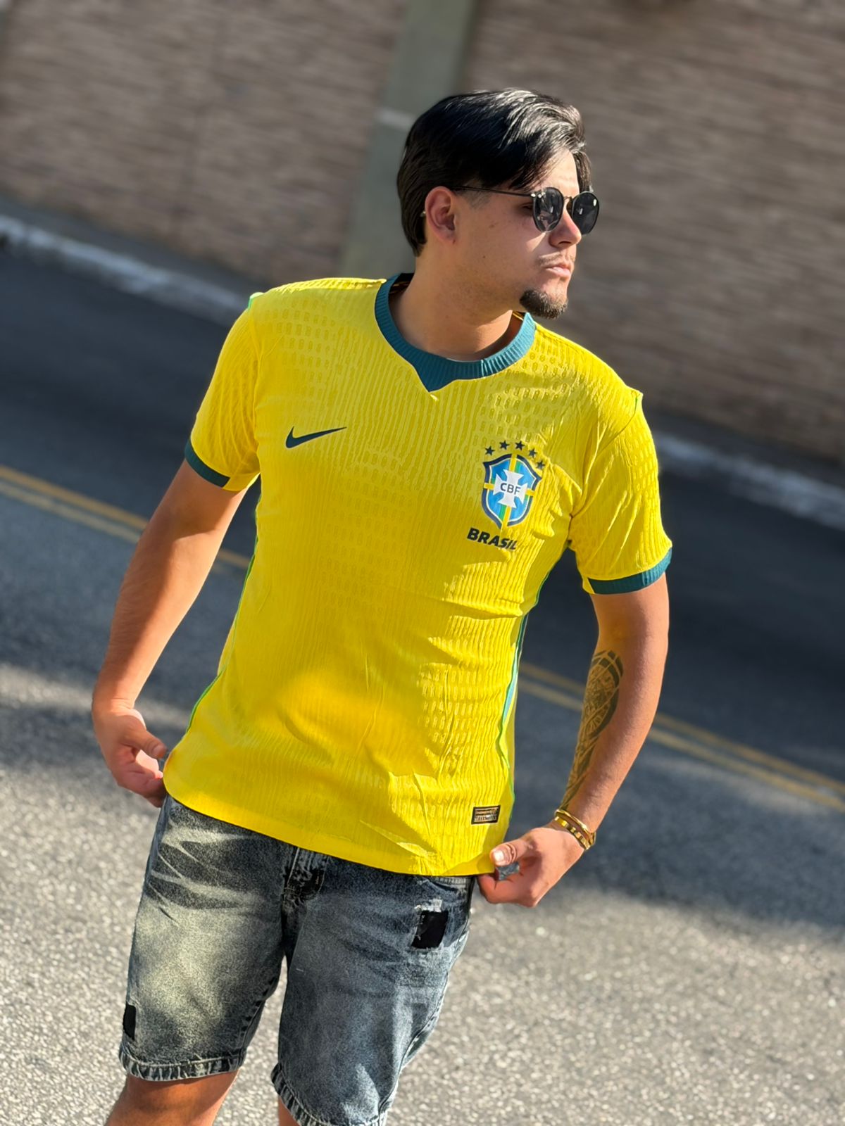 Camiseta Seleção Brasileira 2026 Amarela