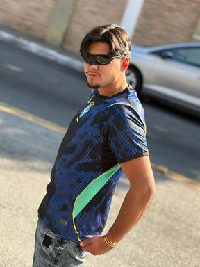 Camiseta Seleção Brasileira 2026 Preta e Azul