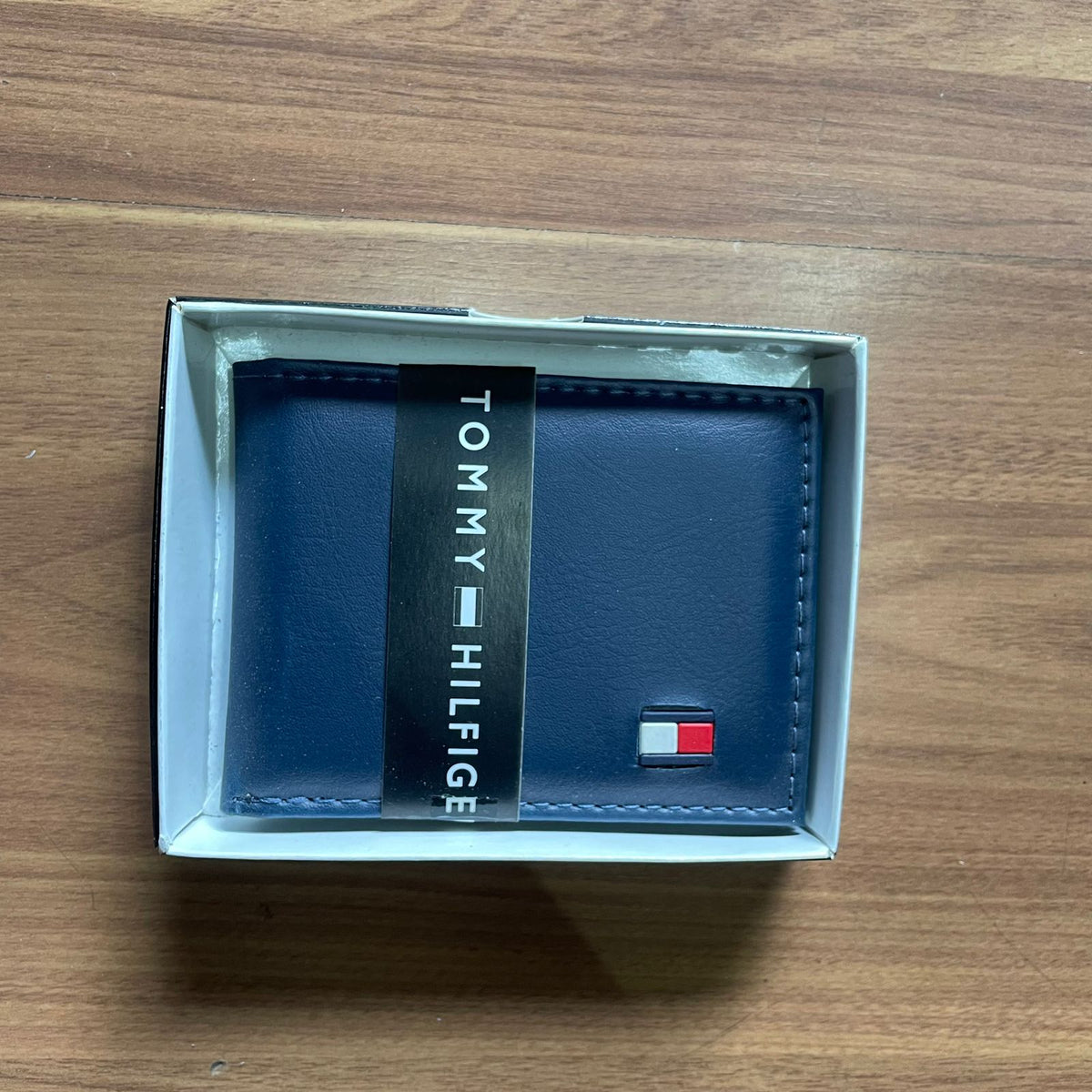 Carteira Tommy Hilfiger TH Bandeira Azul